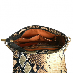 Forme de peau de serpent - petit sac à bandoulière