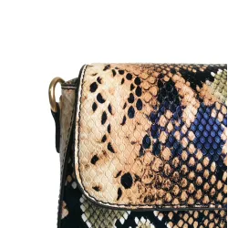 Forme de peau de serpent - petit sac à bandoulière