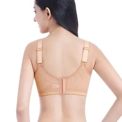Soutien-gorge en dentelle solide avec poussée - grande taille