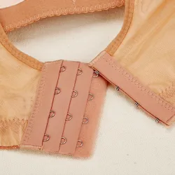 Soutien-gorge en dentelle solide avec poussée - grande taille