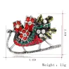 Broches en cristal de Noël