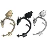 Boucle d'oreille gothique et punk avec dragon
