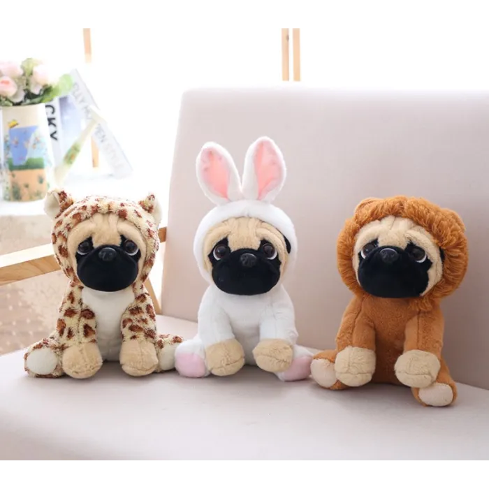 Chien chiot doux - peluche jouet 20cm