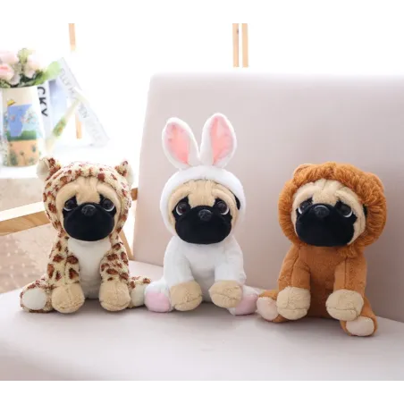 Chien chiot doux - peluche jouet 20cm