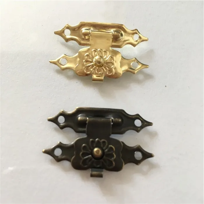 Antique fer - meuble cadenas - serrure 30 * 18mm 10 pièces