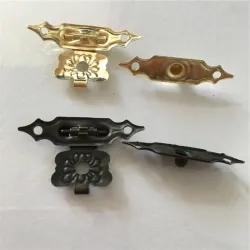 Antique fer - meuble cadenas - serrure 30 * 18mm 10 pièces