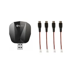 Chacune E520 E520S RC Drone Quadcopter - 4 sur 1 chargeur USB - boîte de charge - Câble adaptateur Android