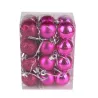 Boules d'arbre de Noël - 24 pièces
