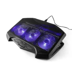 H1 3 modes - 3 ventilateurs - 2 USB - pad de refroidissement pour ordinateur portable - stand