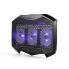 H1 3 modes - 3 ventilateurs - 2 USB - pad de refroidissement pour ordinateur portable - stand