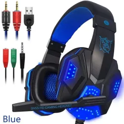 PC780 - écouteurs de jeux - casque filaire avec microphone & Led