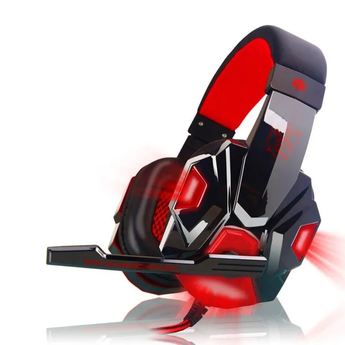 PC780 - écouteurs de jeux - casque filaire avec microphone & Led