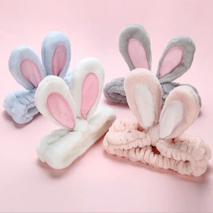 Bande-tête souple avec oreilles de lapin