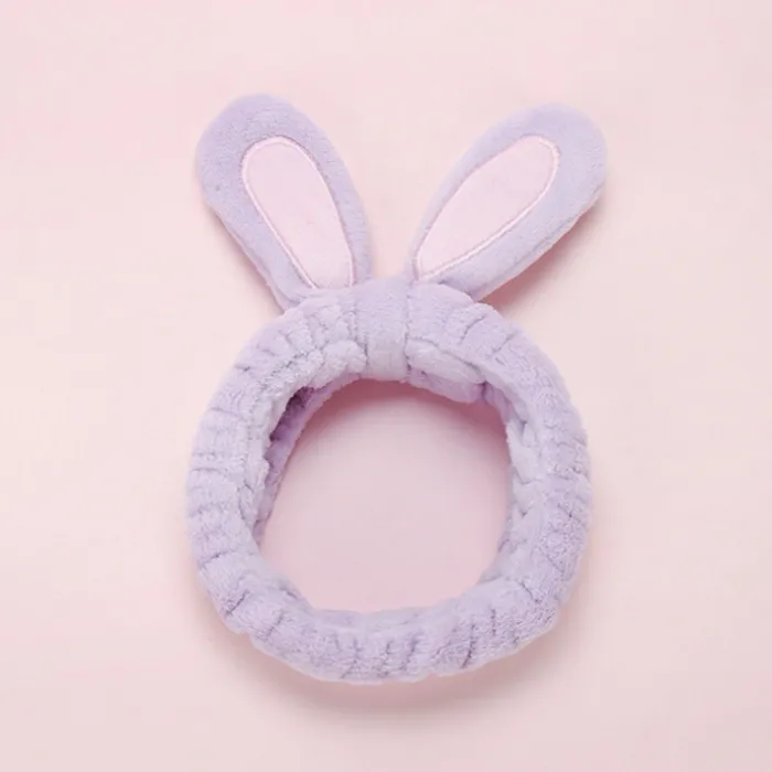 Bande-tête souple avec oreilles de lapin