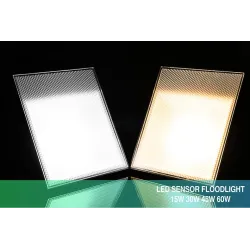 15W 30W 45W 60W / AC220V / SMD2835 LED flood light with adjustable motion sensorFloodlights