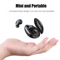 8D 5.0 écouteurs sans fil Bluetooth - commande tactile - casque mains libres