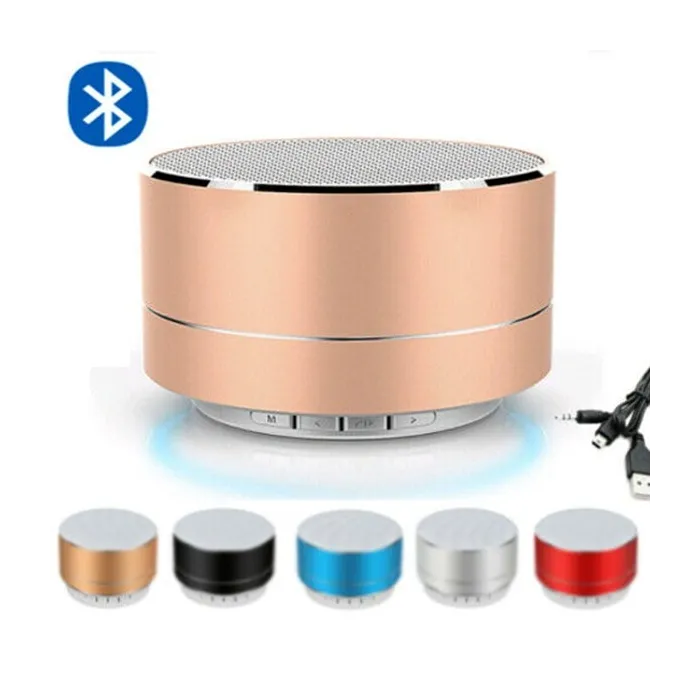 Mini haut-parleur sans fil Bluetooth avec LED - super basse