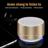 Mini haut-parleur sans fil Bluetooth avec LED - super basse