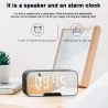 G5 sans fil Haut-parleur Bluetooth avec réveil LED miroir - carte TF support