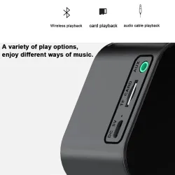 G5 sans fil Haut-parleur Bluetooth avec réveil LED miroir - carte TF support