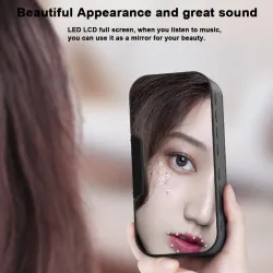 G5 sans fil Haut-parleur Bluetooth avec réveil LED miroir - carte TF support
