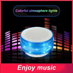Haut-parleur Bluetooth sans fil avec LED - carte TF support