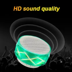 Haut-parleur Bluetooth sans fil avec LED - carte TF support
