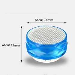 Haut-parleur Bluetooth sans fil avec LED - carte TF support