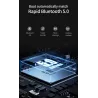Q67 TWS écouteurs sans fil - 3D stéréo - Bluetooth 5 - microphone - étanche - casque auto