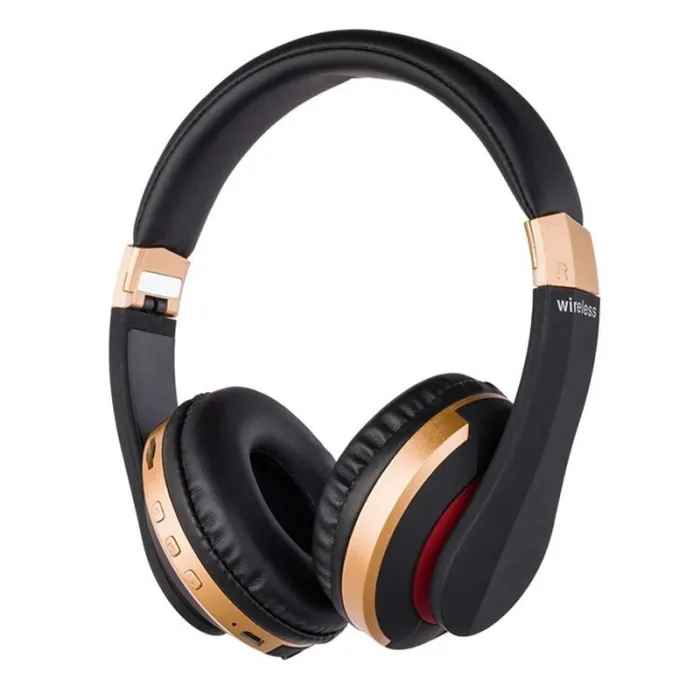 casque sans fil MH7 - casque Bluetooth - pliable - microphone - carte TF