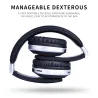casque sans fil MH7 - casque Bluetooth - pliable - microphone - carte TF