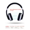 casque sans fil MH7 - casque Bluetooth - pliable - microphone - carte TF