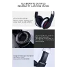 casque sans fil MH7 - casque Bluetooth - pliable - microphone - carte TF