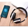 casque sans fil MH7 - casque Bluetooth - pliable - microphone - carte TF