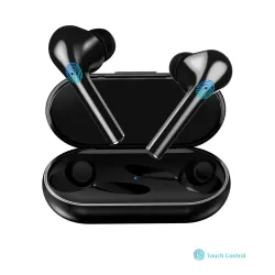 Bluetooth V5.0 - casque d'opération tactile - annulation de bruit - oreillettes doubles sans fil TWS