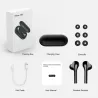 Bluetooth V5.0 - casque d'opération tactile - annulation de bruit - oreillettes doubles sans fil TWS