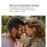 Bluetooth V5.0 - casque d'opération tactile - annulation de bruit - oreillettes doubles sans fil TWS