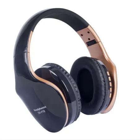 Casques Bluetooth sans fil - annulation de bruit - bass stéréo pliables - écouteurs réglables avec microphone