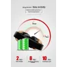 Casques Bluetooth sans fil - annulation de bruit - bass stéréo pliables - écouteurs réglables avec microphone