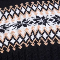 Pull long d'hiver - mini robe avec col de tortue
