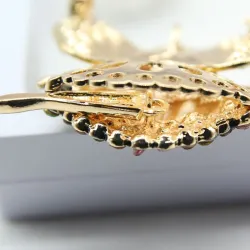 Ange volant en cristal - broche