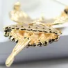 Ange volant en cristal - broche