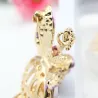 Ange volant en cristal - broche