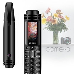 SERVO K07 Mini téléphone portable de 0,96" - Bluetooth - GSM - Dual SIM - caméra - enregistrement - flashlight - stylo