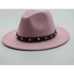 Chapeau élégant avec bord & rivets