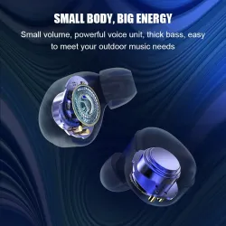X10 - Ecouteurs Bluetooth tws - écouteurs sans fil LED - casque stéréo 8D avec 3000m Affaire de charge