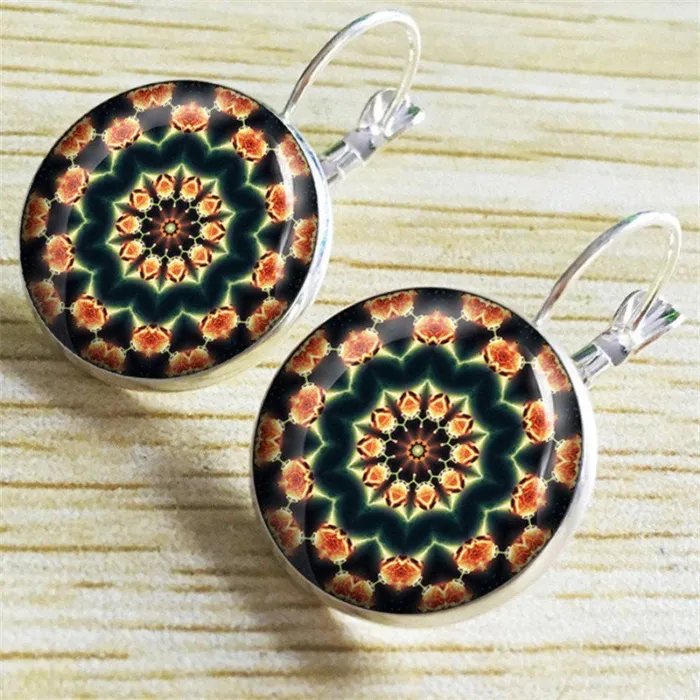 Vintage gold & silver round earringsEarrings