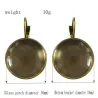 Vintage gold & silver round earringsEarrings