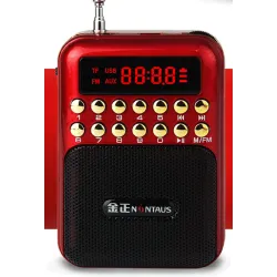 Portable - mini radio rechargeable - carte TF support - USB - lecteur MP3