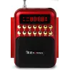 Portable - mini radio rechargeable - carte TF support - USB - lecteur MP3